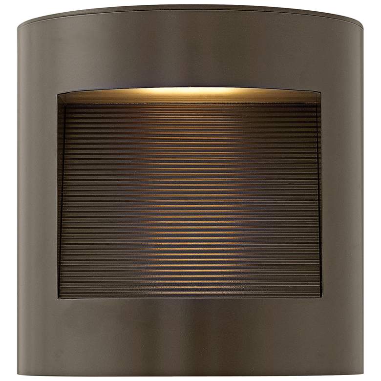 Image 1 Hinkley Luna 9" High Bronze LED Outdoor Wall Light