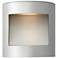 Hinkley Luna 9" High Titanium LED Outdoor Wall Light
