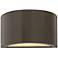 Hinkley Luna 9" Wide 2-LED Modern Bronze Up-Down Outdoor Wall Light