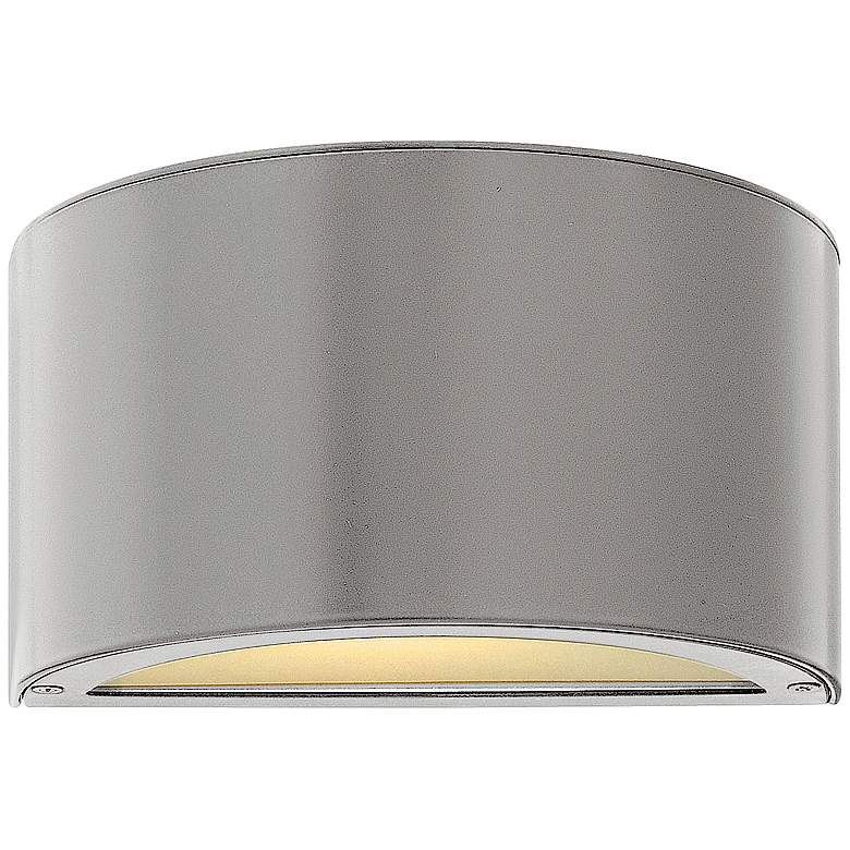 Image 1 Hinkley Luna 9" Wide 2-LED Modern Titanium Dark Sky Outdoor Wall Light