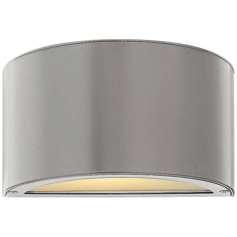 Image 1 Hinkley Luna 9 inch Wide 2-LED Modern Titanium Dark Sky Outdoor Wall Light