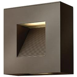Hinkley Luna 9"H Bronze Rectangular LED Outdoor Wall Light