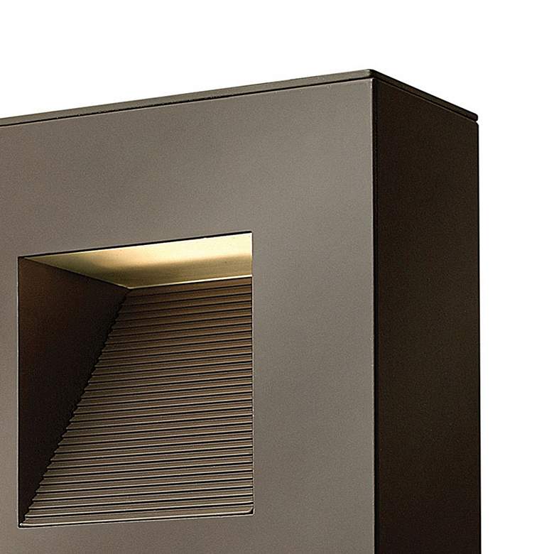 Image 2 Hinkley Luna 9"H Bronze Rectangular LED Outdoor Wall Light more views