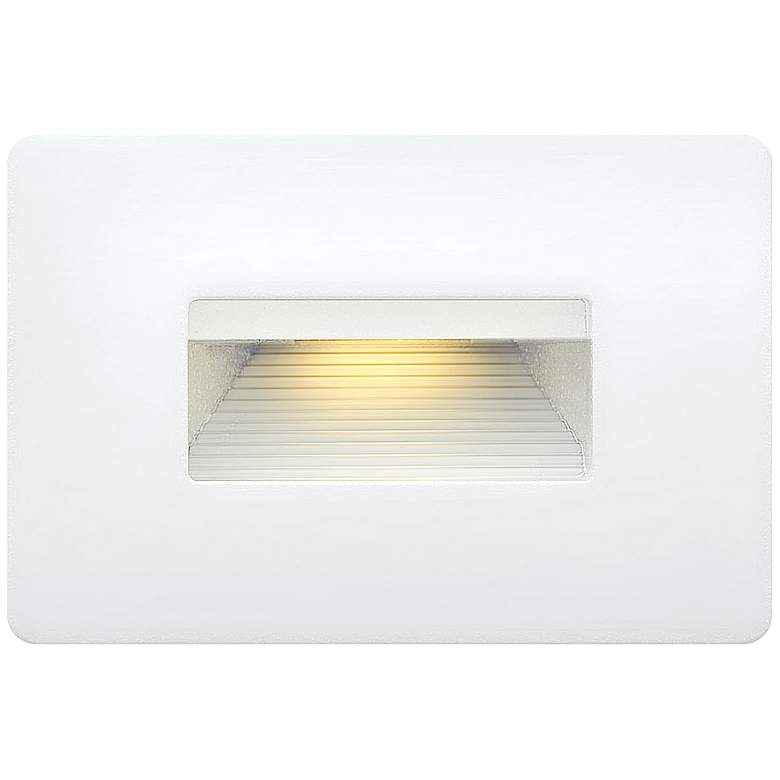 Image 1 Hinkley Luna Low Voltage Satin White Step Light