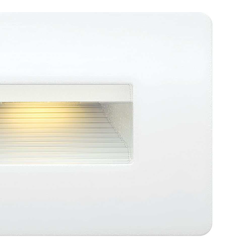Hinkley Luna Low Voltage Satin White Step Light