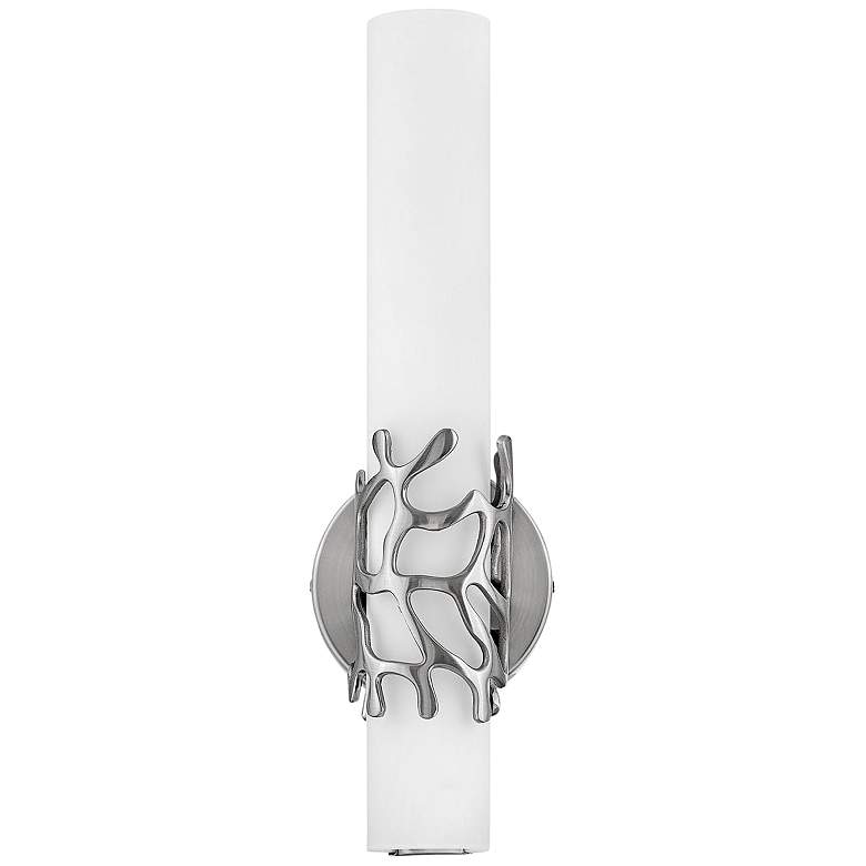 Image 1 Hinkley Lyra 16" High Brushed Nickel LED Wall Sconce
