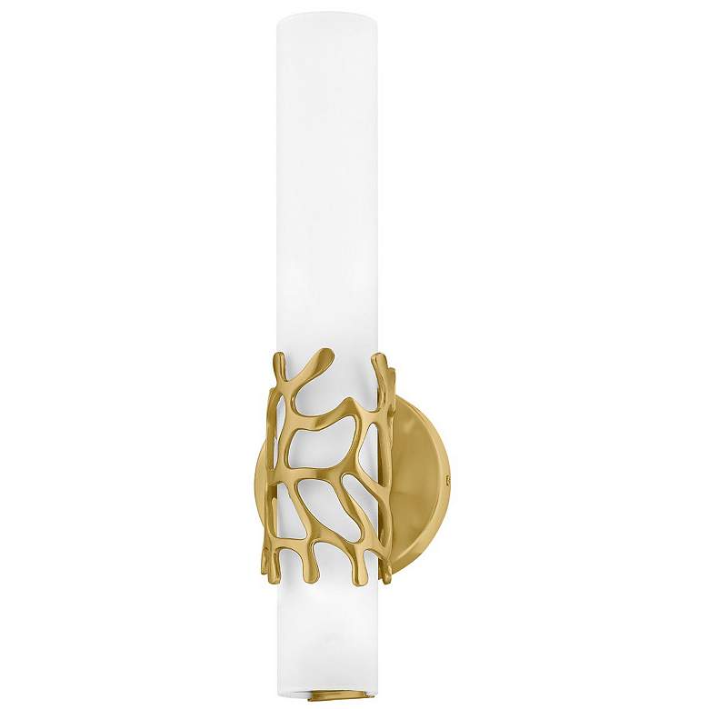 Image 1 Hinkley Lyra 16" High LED Coastal Modern Gold Wall Sconce