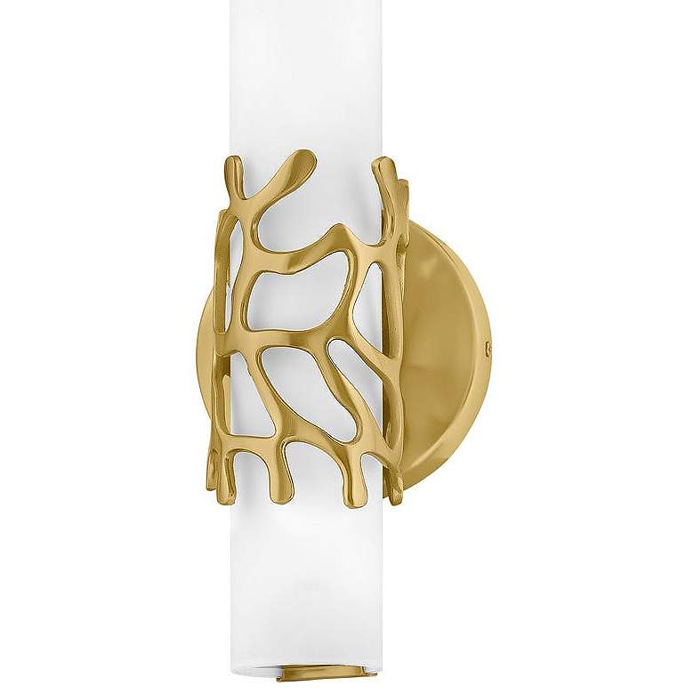 Image 2 Hinkley Lyra 16" High LED Coastal Modern Gold Wall Sconce more views