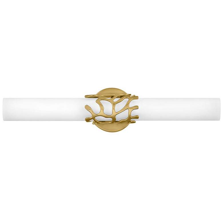 Image 1 Hinkley Lyra 22 1/2" Wide Lacquered Brass LED Bath Light