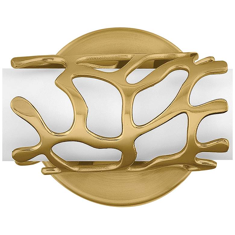 Image 3 Hinkley Lyra 22 1/2" Wide Lacquered Brass LED Bath Light more views