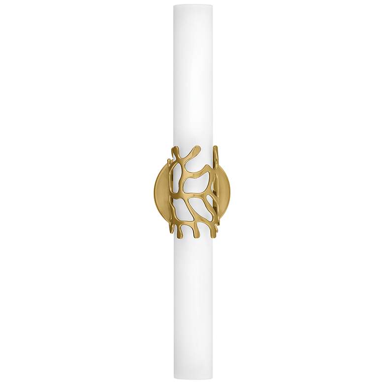 Image 5 Hinkley Lyra 22 1/2" Wide Lacquered Brass LED Bath Light more views