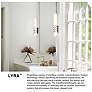 7_Hinkley Lyra 22 1/2" Wide Lacquered Brass LED Bath Light more views