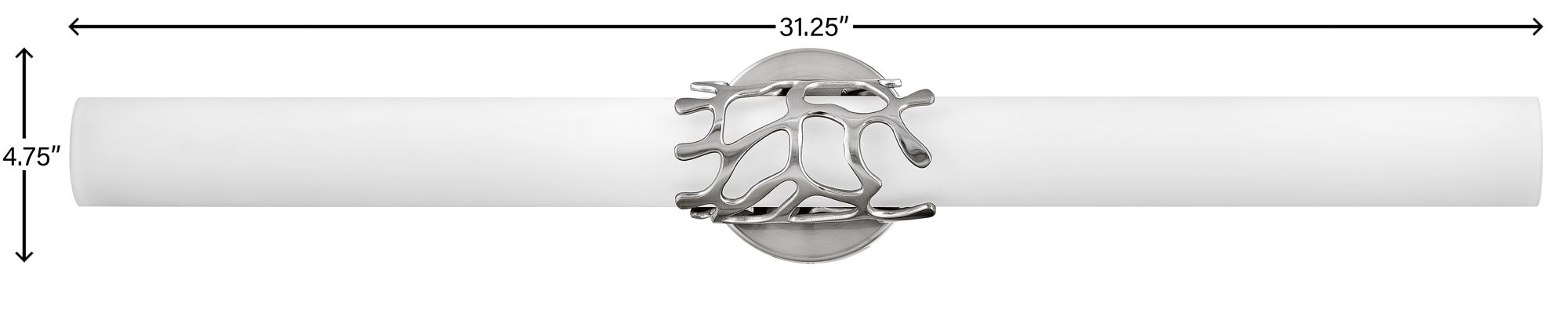 Hinkley Lyra 31 1/4"W Brushed Nickel LED Vanity Bath Light