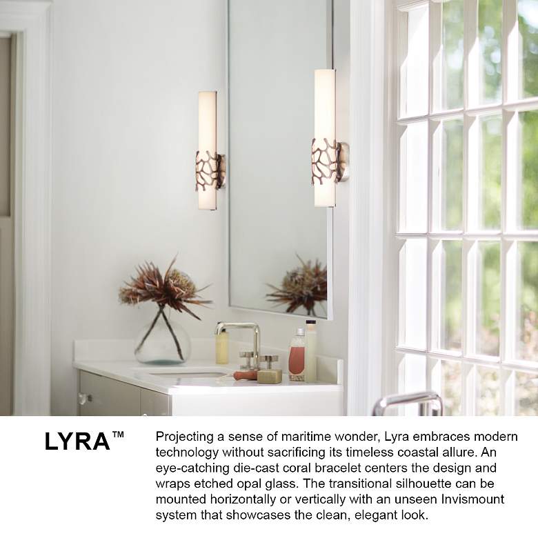 Image 7 Hinkley Lyra 31 3/4" Wide Linear Modern Brass Bath Light more views