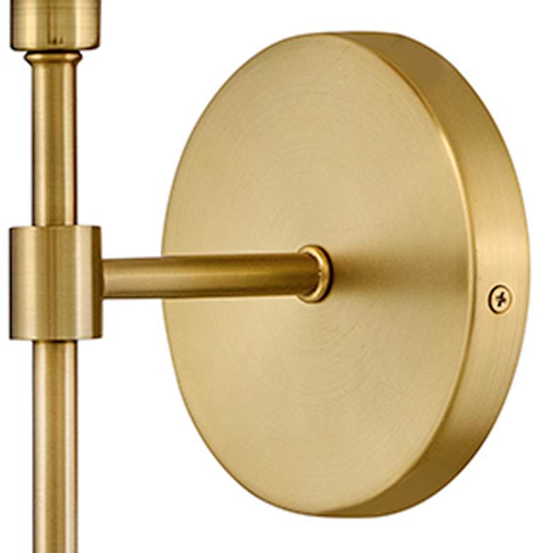 Image 4 Hinkley Mabel 18 1/4" High Lacquered Brass Wall Sconce more views