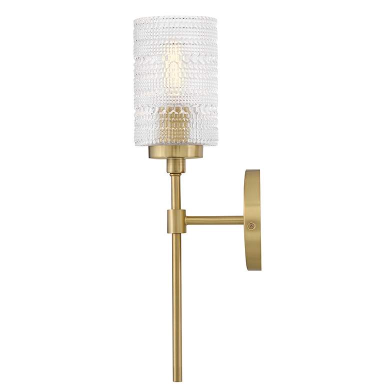Image 5 Hinkley Mabel 18 1/4" High Lacquered Brass Wall Sconce more views