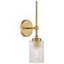6_Hinkley Mabel 18 1/4" High Lacquered Brass Wall Sconce more views