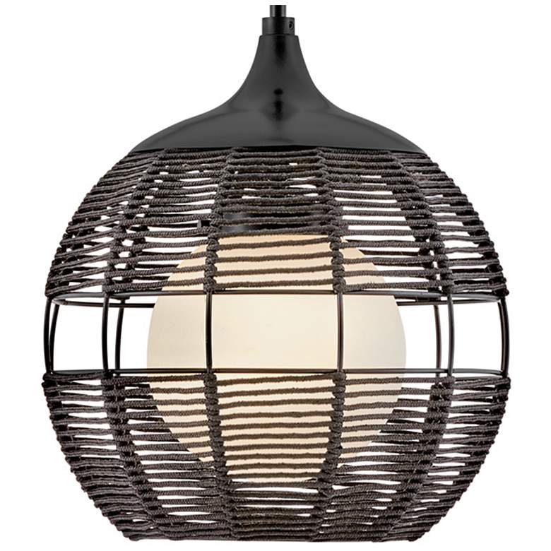 Image 6 Hinkley Maddox 14" Wide Black Modern Outdoor Rated Orb Pendant more views