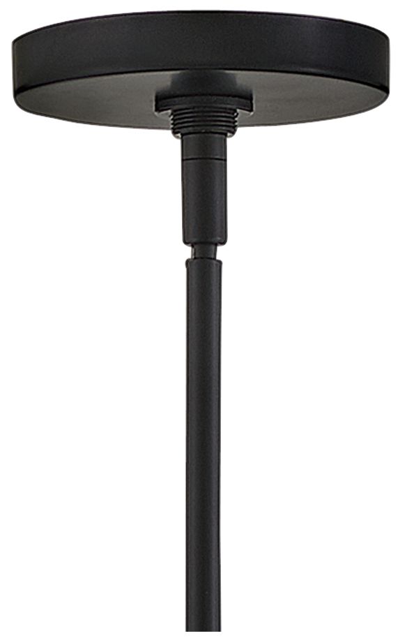 Hinkley Maddox 26"H Black and Natural Outdoor Hanging Light
