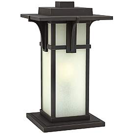 Image1 of Hinkley Manhattan 18 1/2" High Etched Glass Pier Mount Light