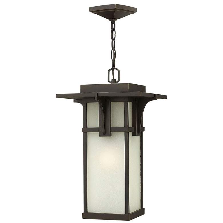 Image 1 Hinkley Manhattan 19 1/4" High Bronze Outdoor Hanging Light