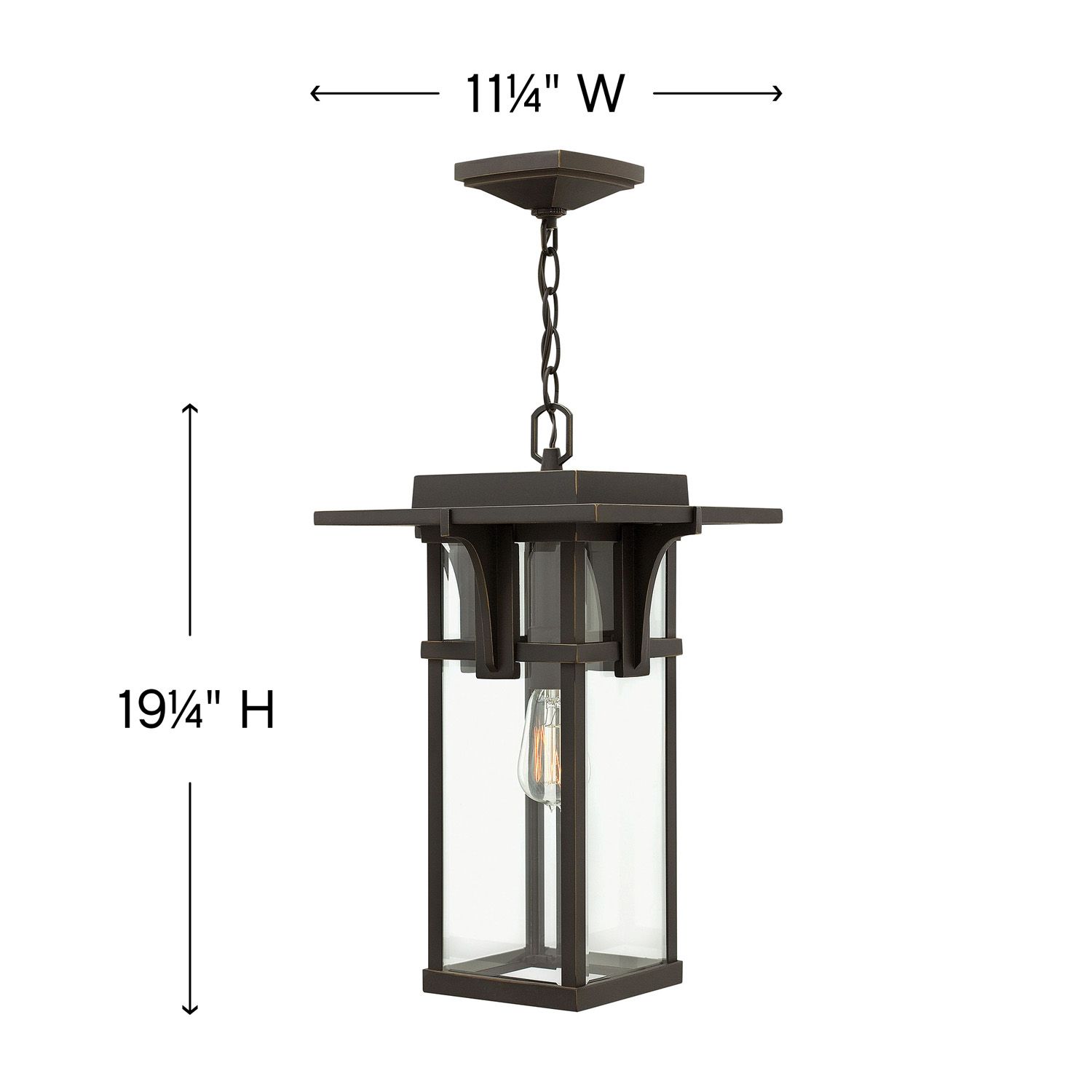 Image 4 Hinkley Manhattan 19 1/4" High Outdoor Hanging Light more views