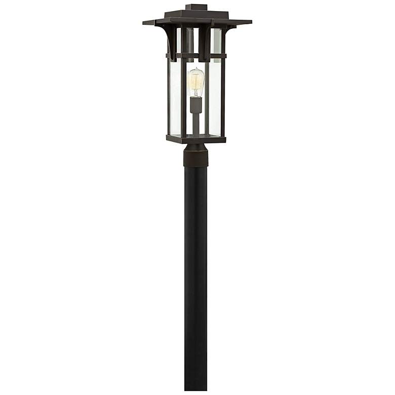 Image 1 Hinkley Manhattan 21 1/2" High Bronze Outdoor Post Light