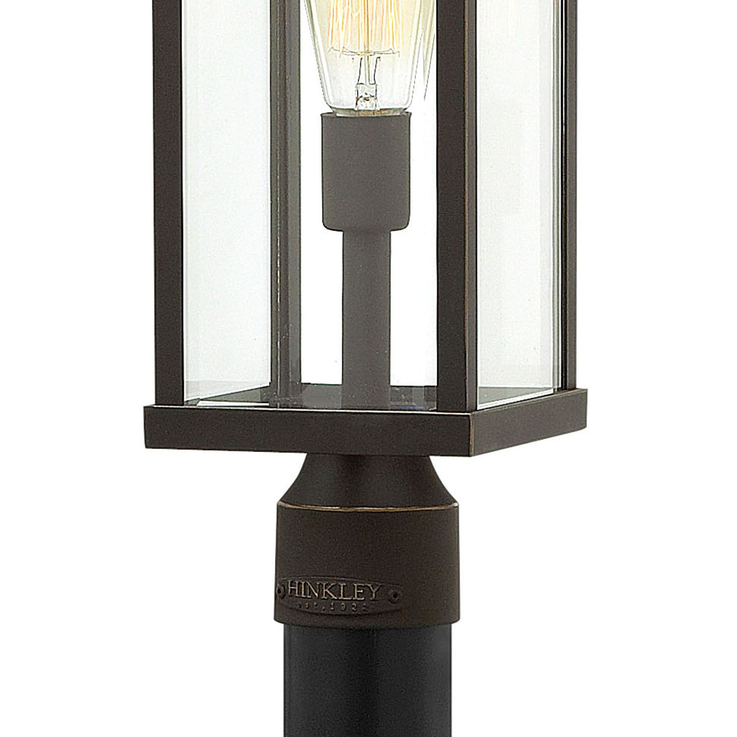Hinkley Manhattan 21 1/2" High Bronze Outdoor Post Light