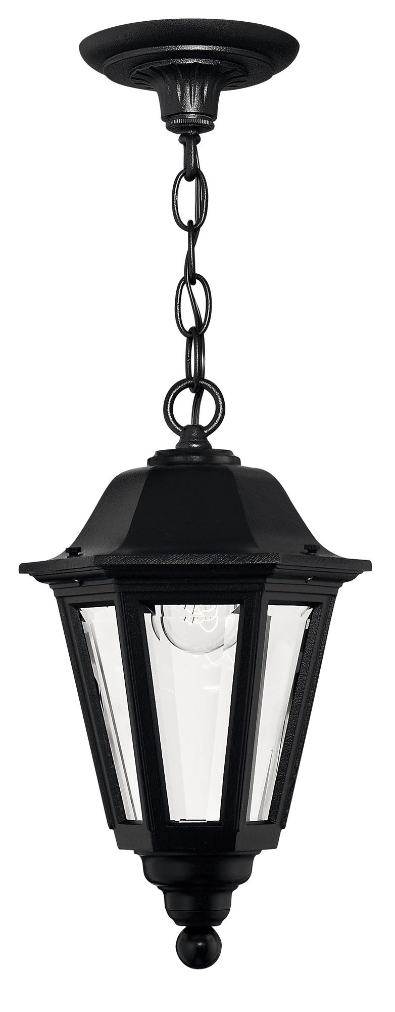 Image 2 Hinkley Manor 15" High Black Outdoor Hanging Light more views