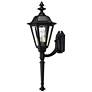 1_Hinkley Manor 31" High Black Outdoor Wall Light with Tail