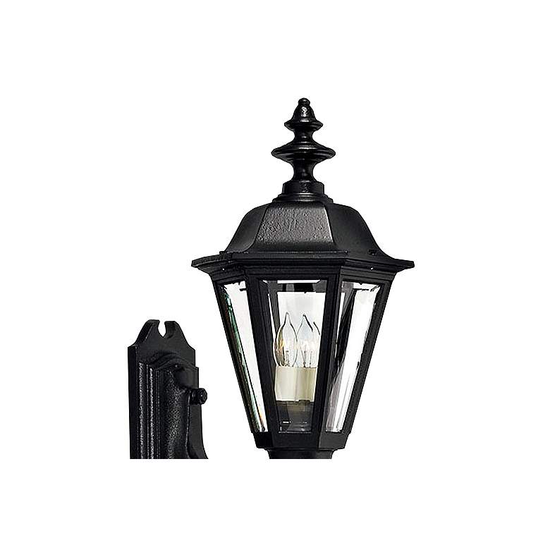 Image 2 Hinkley Manor 31" High Black Outdoor Wall Light with Tail more views