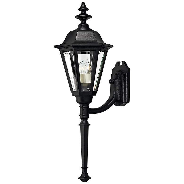 Image 5 Hinkley Manor 31" High Black Outdoor Wall Light with Tail more views