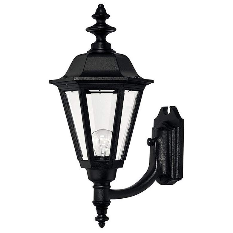 Image 1 Hinkley Manor House 22 3/4" High Black Outdoor Wall Light