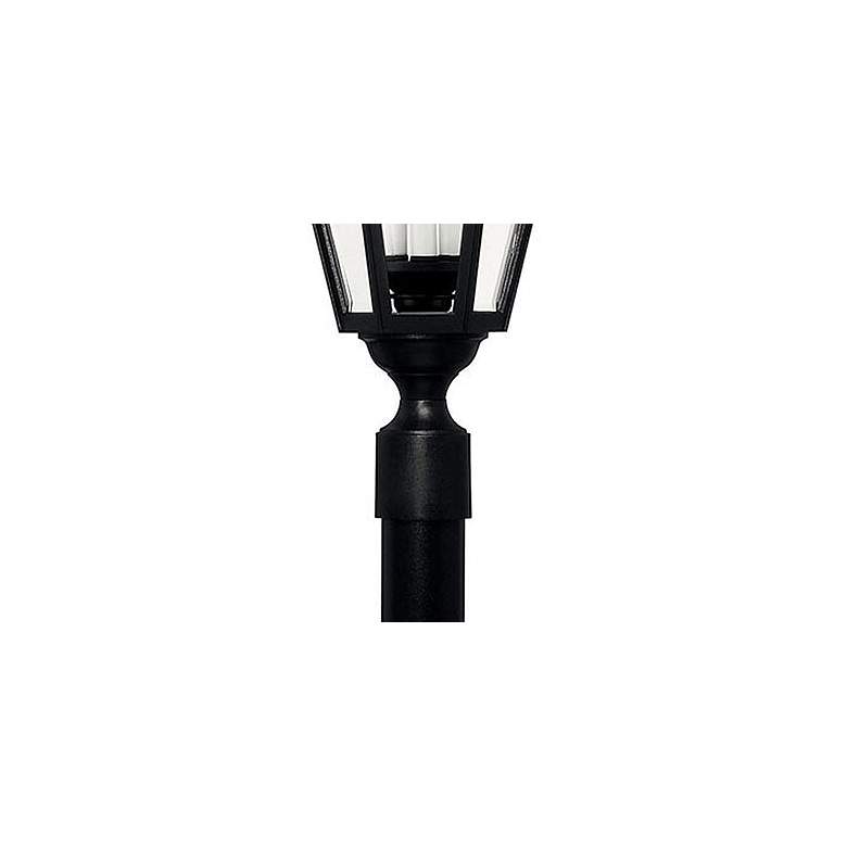 Image 2 Hinkley Manor House 27.5" Black and Clear Glass Traditional Post Light more views