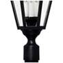 3_Hinkley Manor House 27.5" Black and Clear Glass Traditional Post Light more views