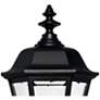5_Hinkley Manor House 27.5" Black and Clear Glass Traditional Post Light more views