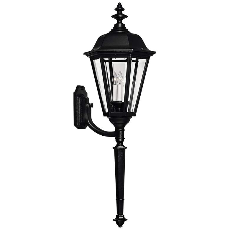 Image 2 Hinkley Manor House 41" High Black Outdoor Wall Light