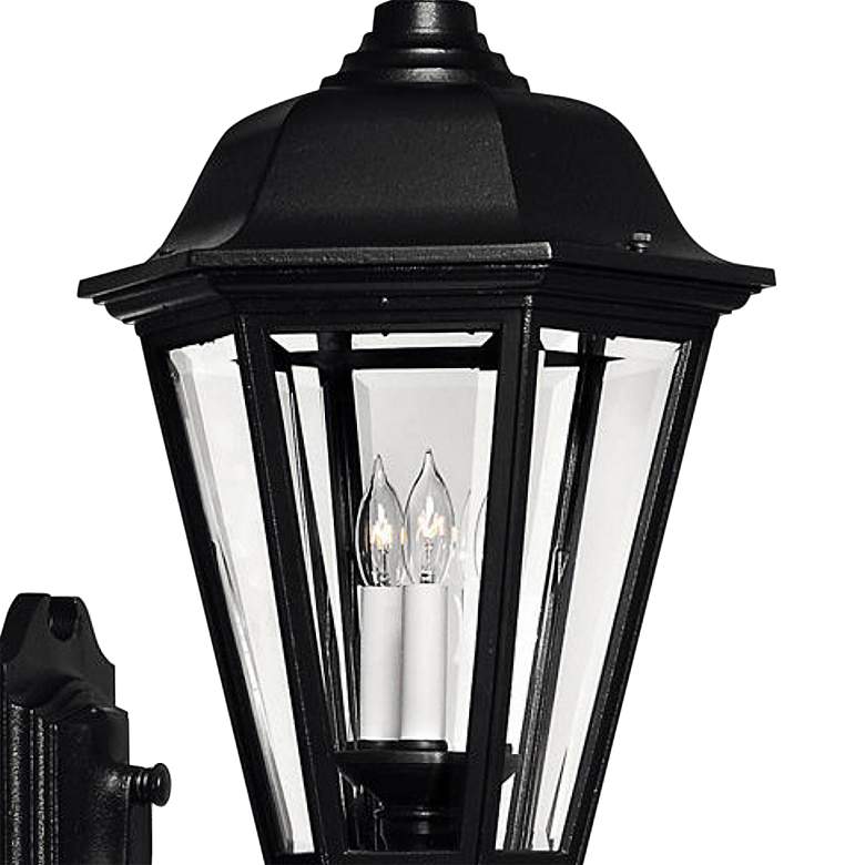 Image 3 Hinkley Manor House 41" High Black Outdoor Wall Light more views