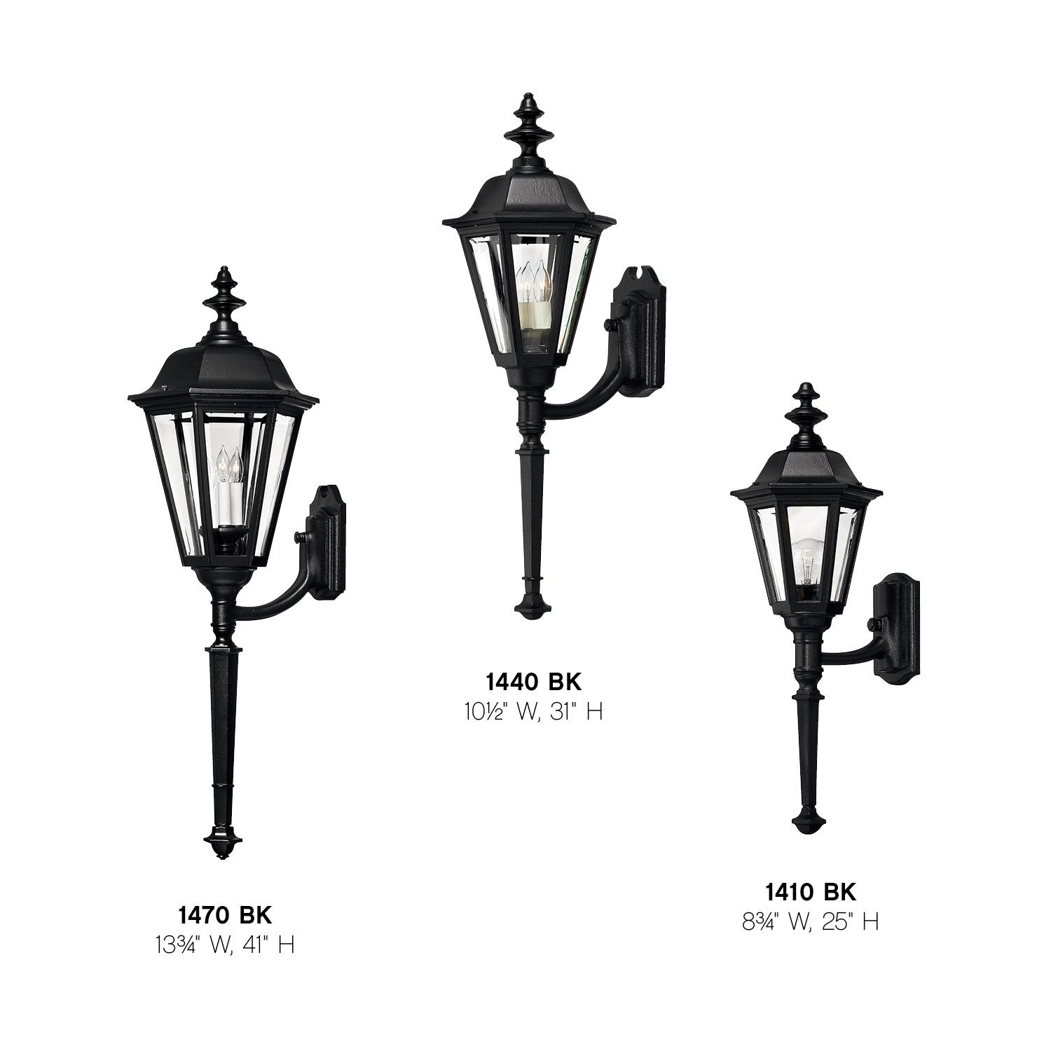 Hinkley Manor House 41" High Black Outdoor Wall Light