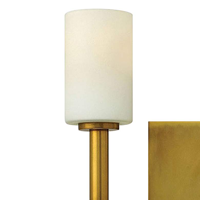 Image 2 Hinkley Margeaux 18" High 2-Light Vintage Brass Wall Sconce more views