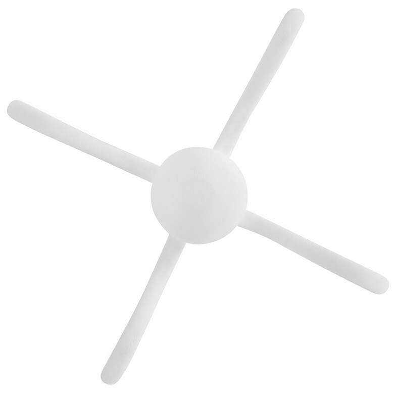 Image 7 Hinkley Maris 25"W White Textured Plaster 4-Light Chandelier more views