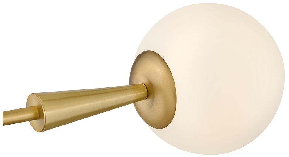 Hinkley Maude 32 1/4"W Lacquered Brass 2-Light Chandelier