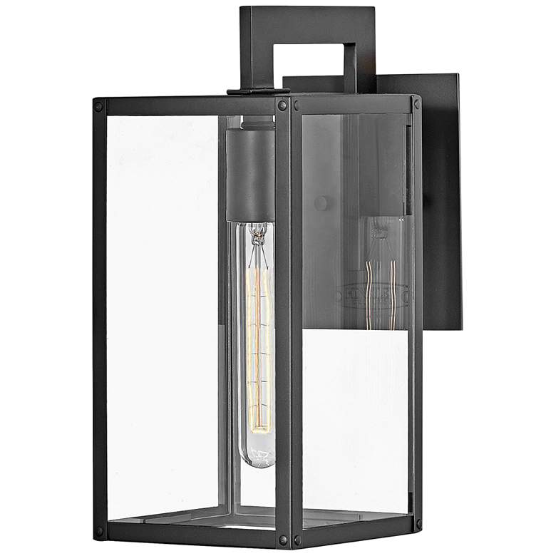 Image 1 Hinkley Max 13 1/4 inch High Black Outdoor Wall Light