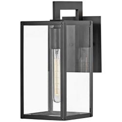 Hinkley Max 13 1/4&quot; High Black Outdoor Wall Light