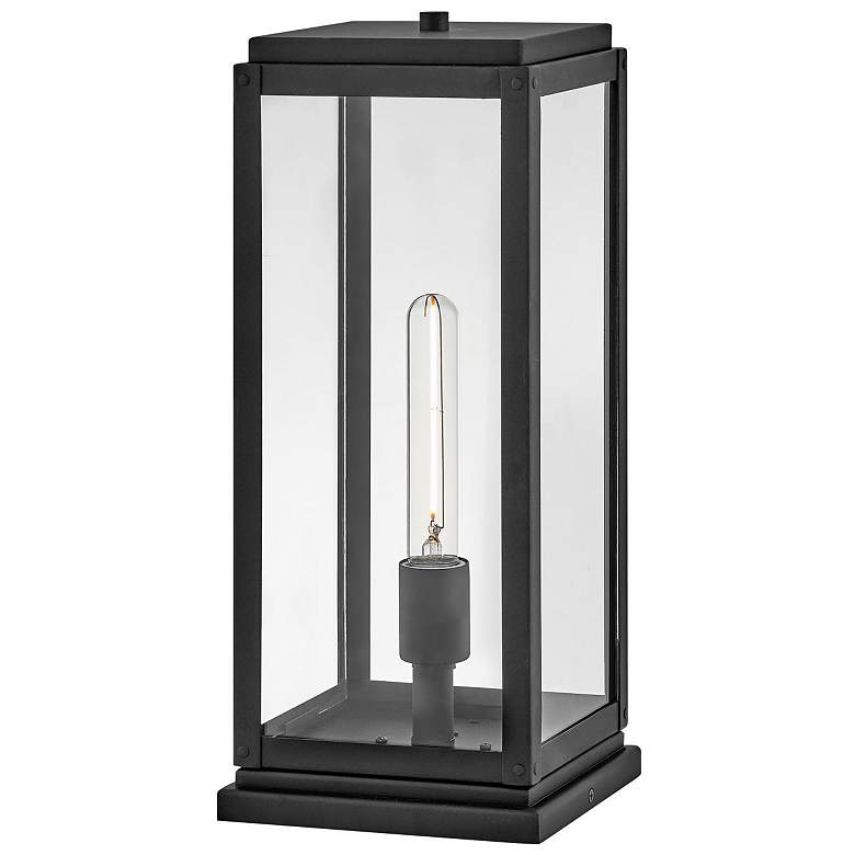 Image 1 Hinkley Max 17" High Black Outdoor Pier Light