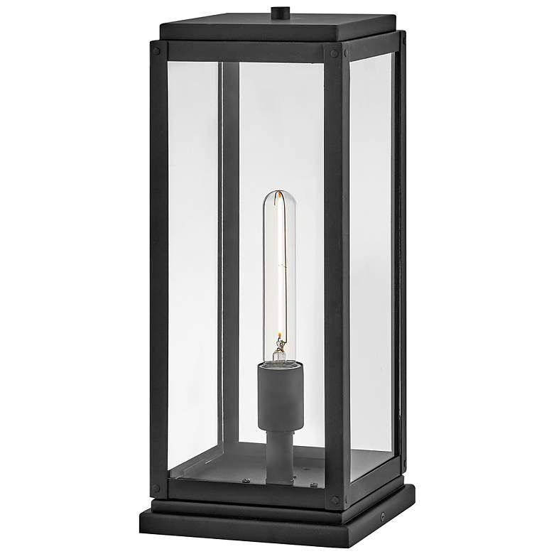 Image 5 Hinkley Max 17" High Black Outdoor Pier Light more views