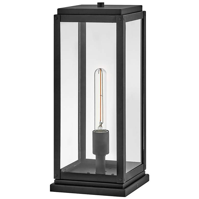 Image 6 Hinkley Max 17" High Black Outdoor Pier Light more views