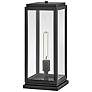 1_Hinkley Max 17" High Black Rectangular LED Pier Mount Light