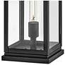 4_Hinkley Max 17" High Black Rectangular LED Pier Mount Light more views