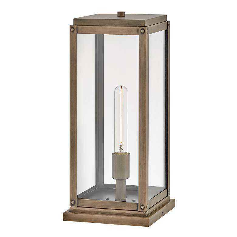 Image 2 Hinkley Max 17" High Burnished Bronze LED Pier Mount Lantern more views